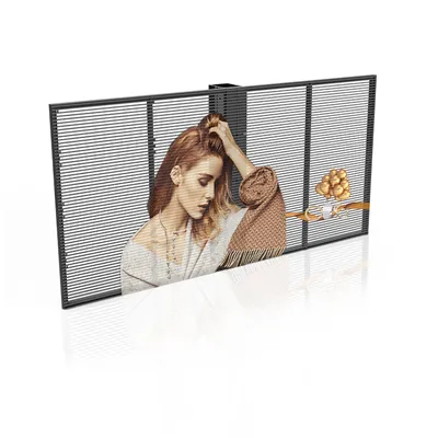 Visor LED transparente-colorido